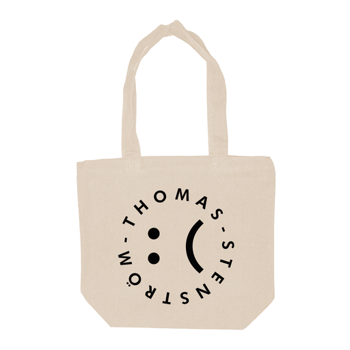 Smiley shopper bag - Natur