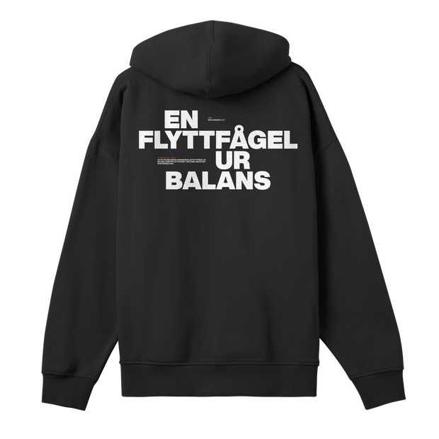 En Flyttfågel Ur Balans Hoodie