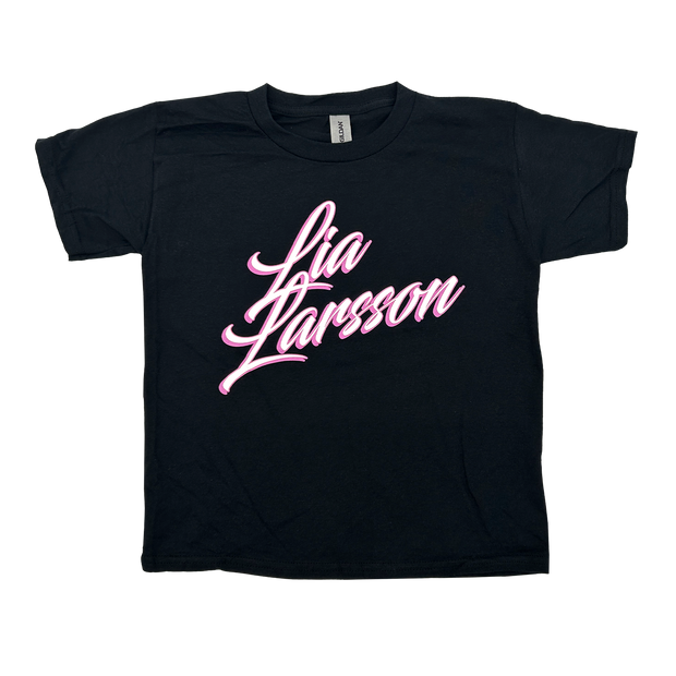 Lia Larsson Logo Kids T-shirt Svart