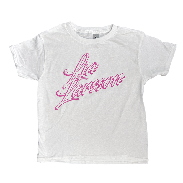 Lia Larsson Logo Kids T-shirt Vit