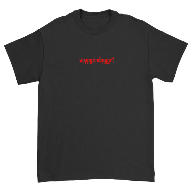 Logo Red T-shirt Black – Merchworld