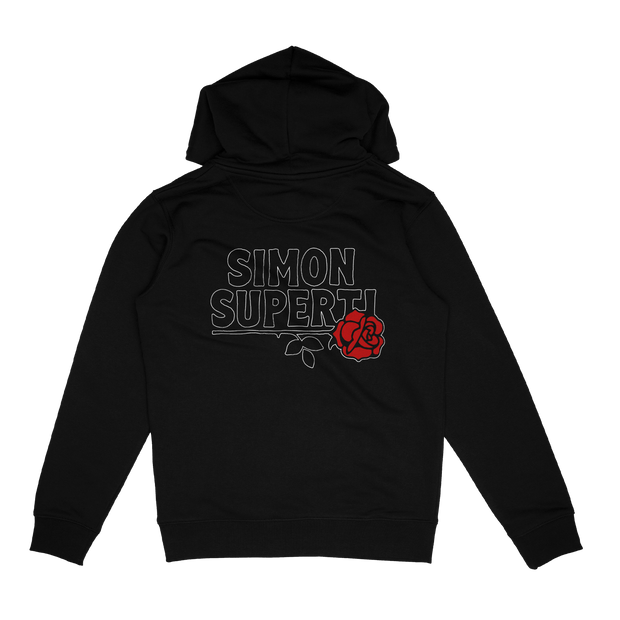 Simon Superti Rose Logo Hoodie