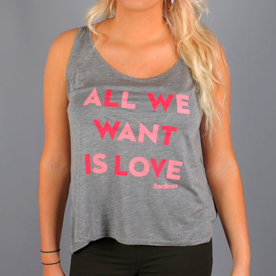 All We Want Tank Top Grey